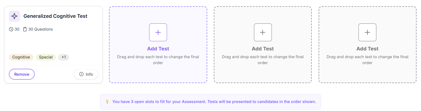Test selection Sample Image